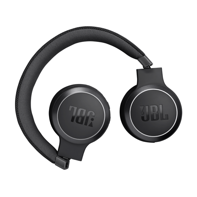 JBL Live 670NC - Black - Wireless On-Ear Headphones with True Adaptive Noise Cancelling - Detailshot 4 image number null